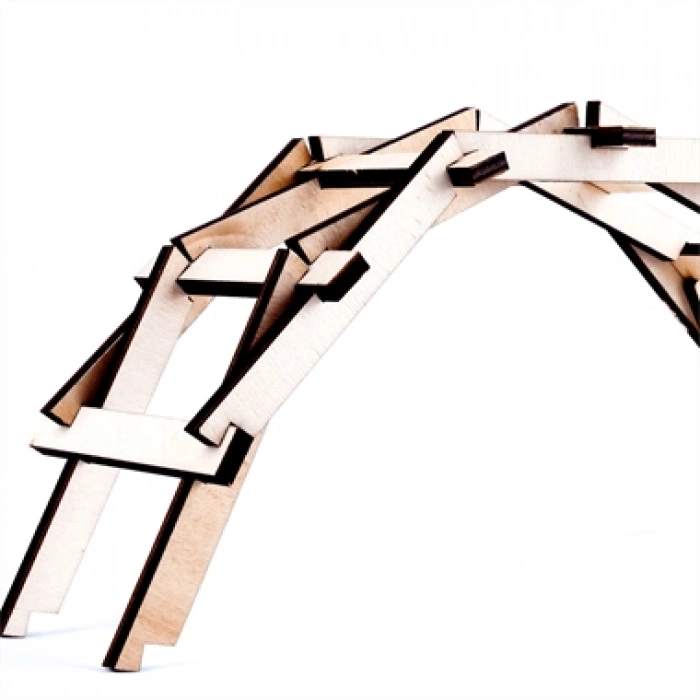 Da Vinci Köprüsü 21 Parça (Ahşap) Stem Eğitim Seti