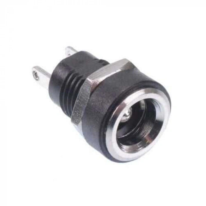 DC-022B 5.5x2.5mm DC Jack Şasesi - Jak Girişi