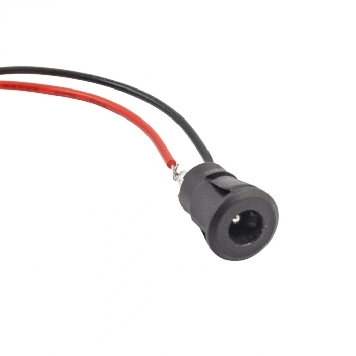 DC-022E 5.5x2.1mm Kablolu DC Jack Şasesi