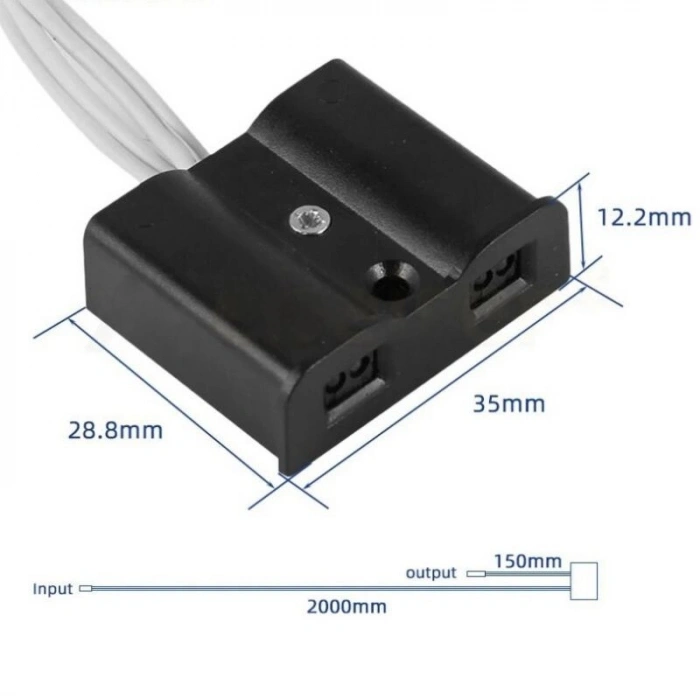 DC 12V-24V IR Kızılötesi Kapı/Dolap Sensörü - Siyah