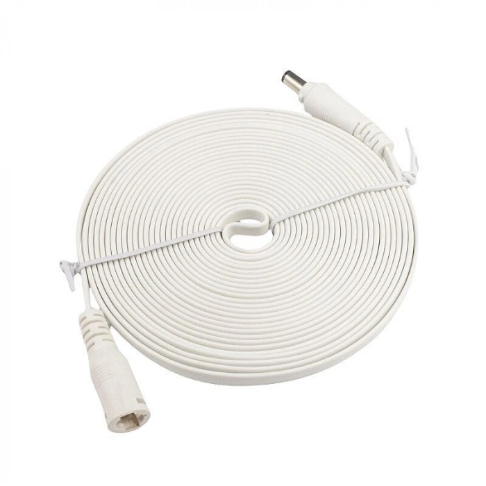 DC 5.5x2.1mm Yassı Adaptör Uzatma Kablosu - 5 Metre