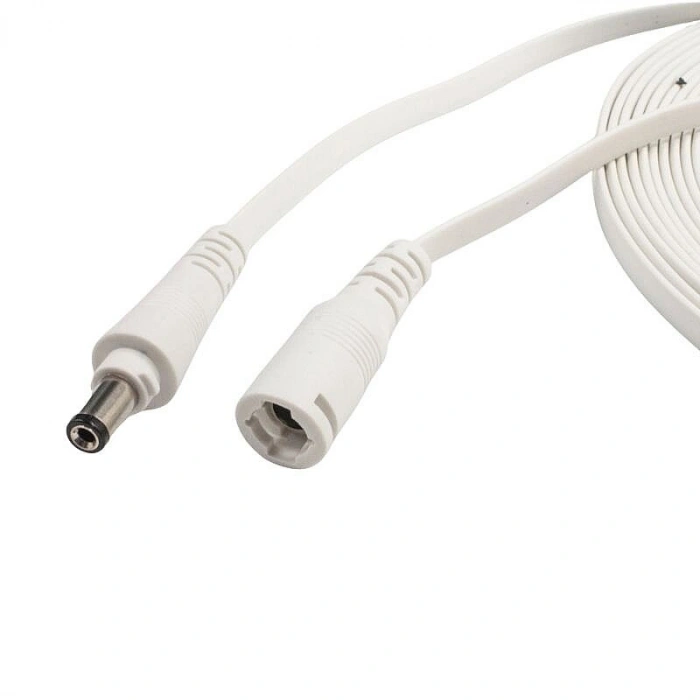DC 5.5x2.1mm Yassı Adaptör Uzatma Kablosu - 5 Metre
