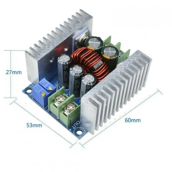 DC-DC 300W 20A Ayarlanabilir Voltaj Düşürücü Modül