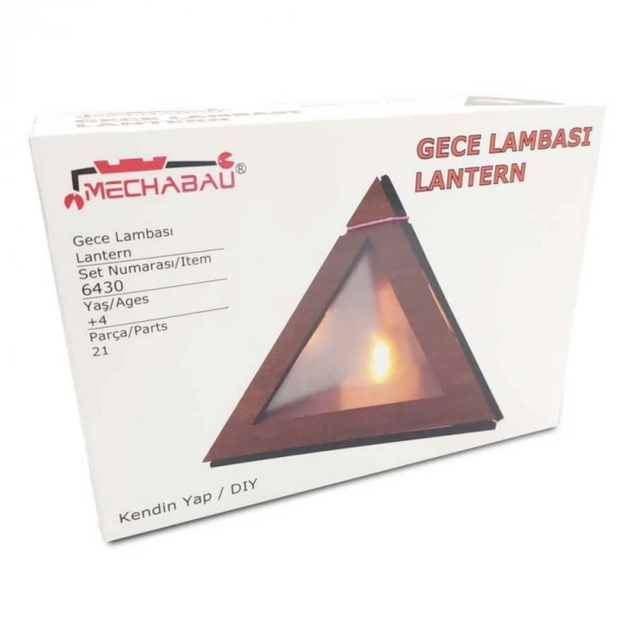 Demonte Ahşap Gece Lambası - Kendin Yap DIY