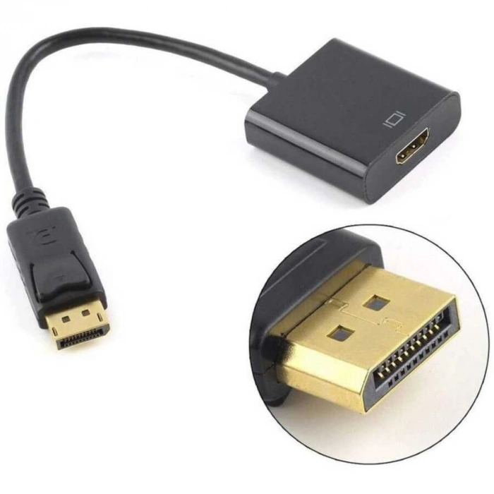 Display Port - Hdmi Çevirici Dönüştürücü Adaptör
