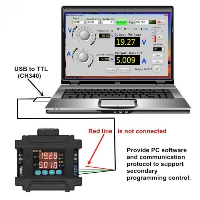 DPM8624 60V 24A Programlanabilir DC-DC Güç Kaynağı