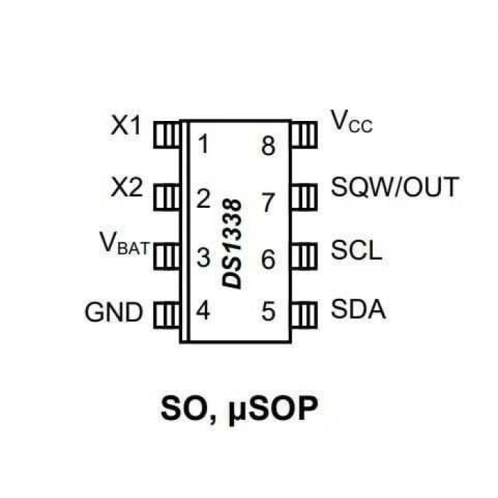 DS1338Z-33+ SOIC-8 SMD RTC Gerçek Zaman Entegresi