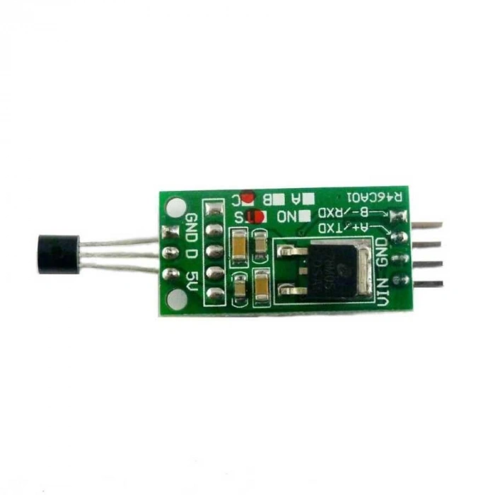 DS18B20 12V RS485 Sıcaklık Sensör Modülü