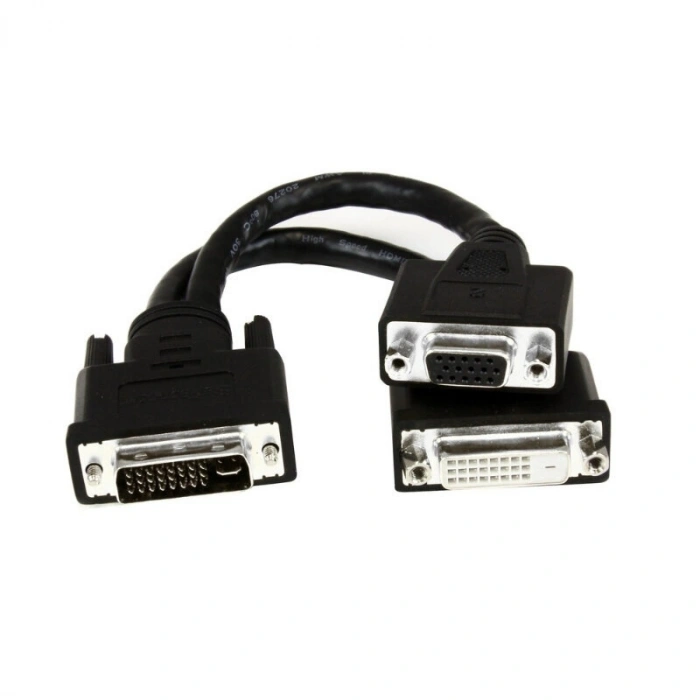 DVI-I to DVI-D+VGA Dönüştürücü Kablo