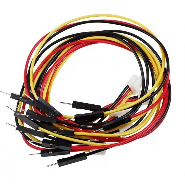 Elecrow 3 Pin Crowtail-Erkek Jumper Kablo - 5 Adet