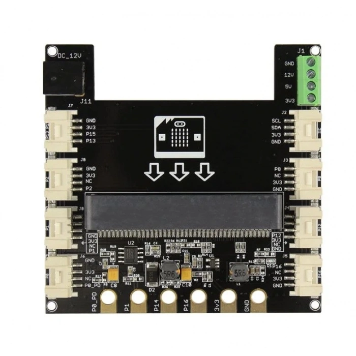 Elecrow Crowtail Microbit (V2.2/V1.2) Base Shield Genişletme Kartı