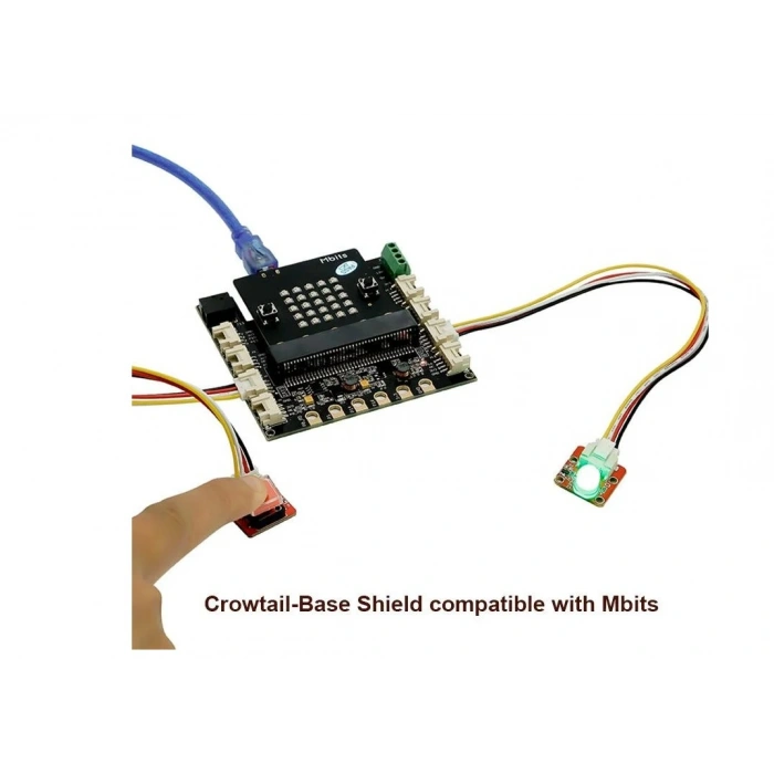Elecrow Crowtail Microbit (V2.2/V1.2) Base Shield Genişletme Kartı