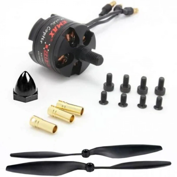 Emax MT2213 Fırçasız Motor 935KV Brusless Drone Pervane Seti CW - Orjinal Kutusu İle