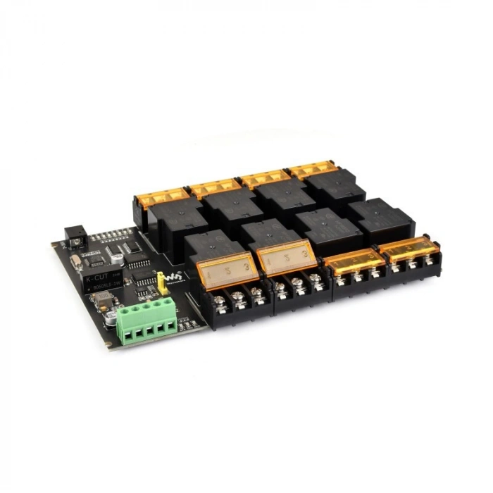 Endüstriyel 8 Kanallı Modbus RTU Ethernet Röle Modülü (E) - RS485 Arayüzü
