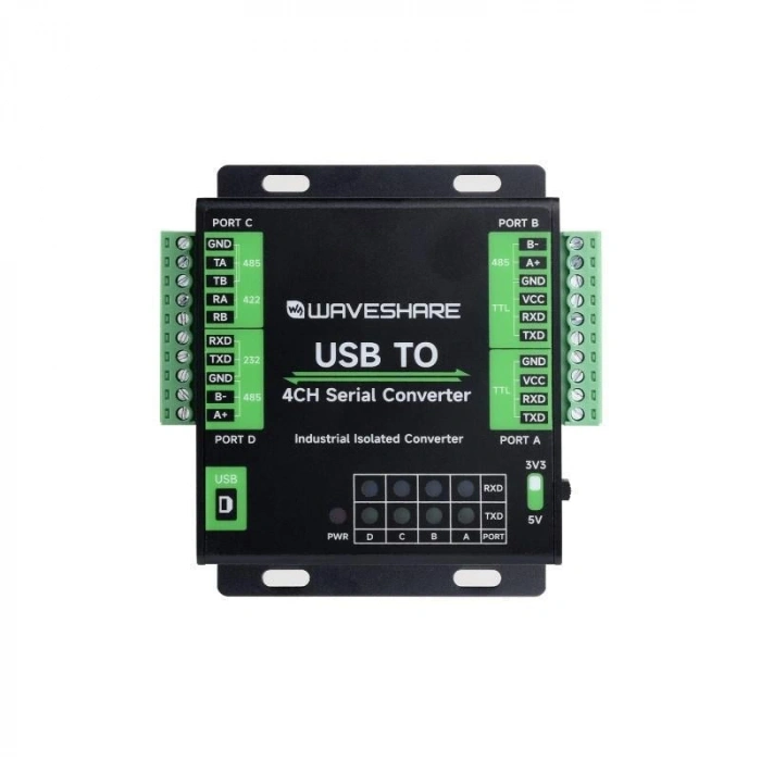 Endüstriyel USB 4 Kanal Seri Haberleşme Dönüştürüc