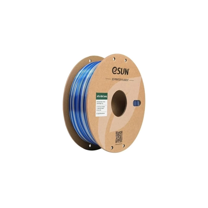 Esun Pla-Silk Candy Filament Silver-Blue