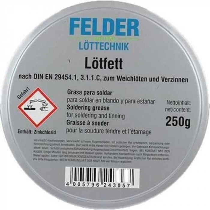 Felder Lötfett Lehim Pastası 250gr