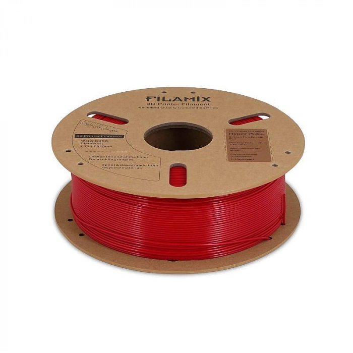 Filamix Hyper PLA + Filament Fire Engine Red 1.75mm 1000gr