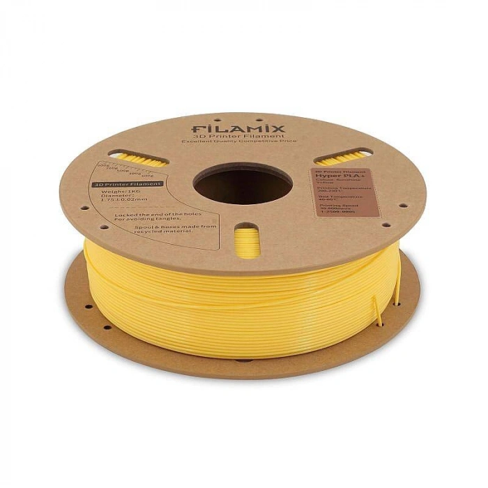 Filamix Hyper PLA + Filament Sunshine Yellow 1.75mm 1000gr
