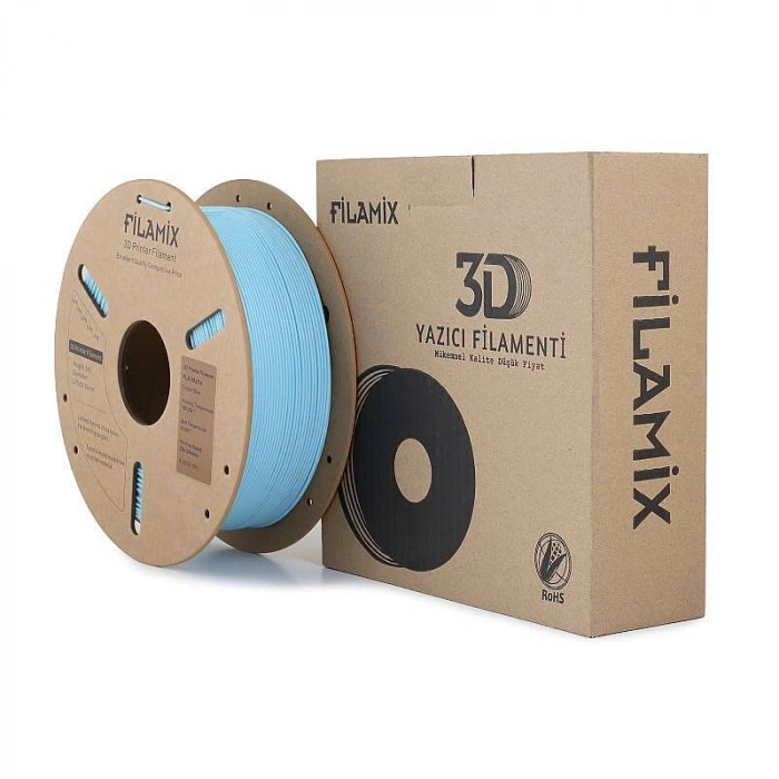 Filamix PLA Mat Filament Blue 1.75mm 1000gr
