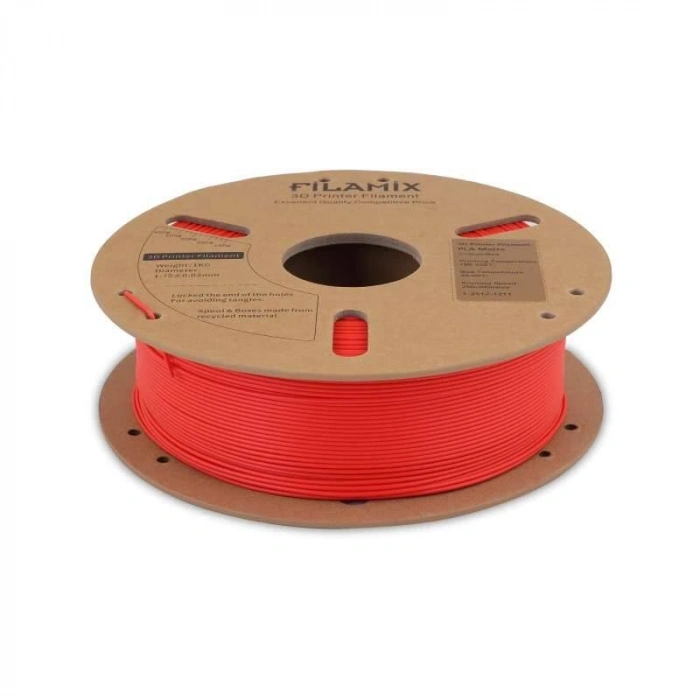 Filamix PLA Mat Filament Red 1.75mm 1000gr