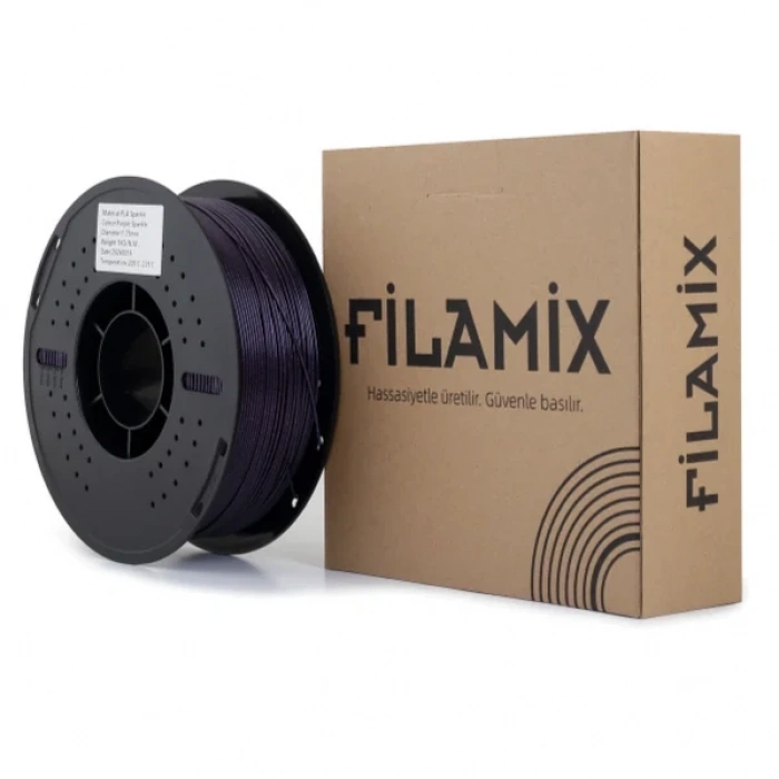 Filamix PLA Sparkle Mor Filament 1.75mm 1 Kg