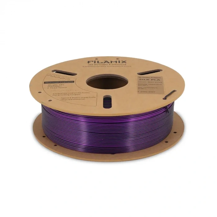 Filamix Silk Magic Siyah Mor 1.75mm 1Kg