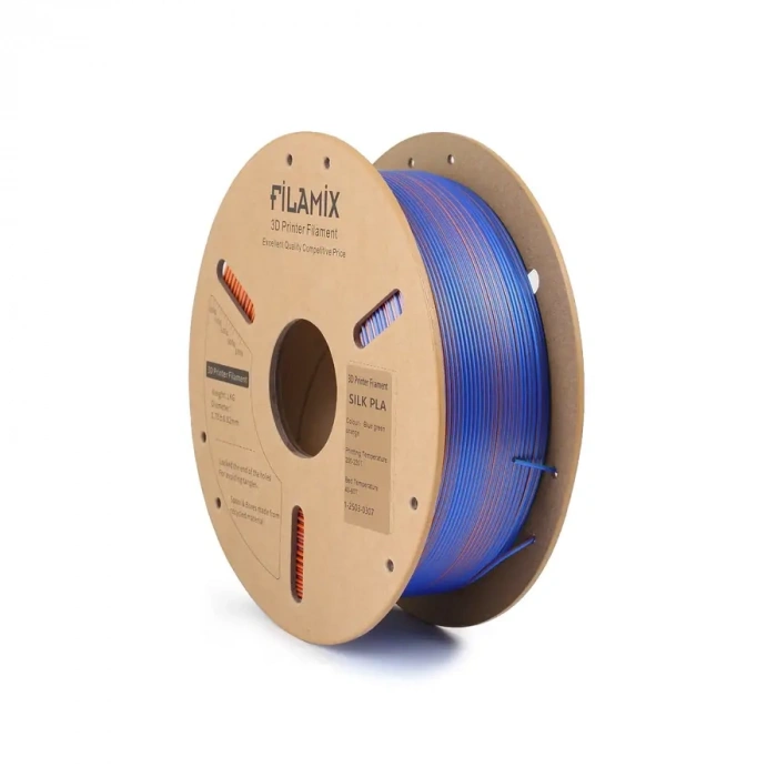 Filamix Silk Mystic Mavi Yeşil Turuncu 1.75mm 1Kg