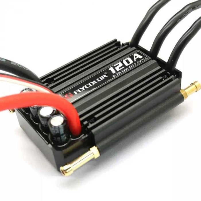 Flycolor Waterproof 120A 2-6S Brushless ESC 5.5V/5A BEC