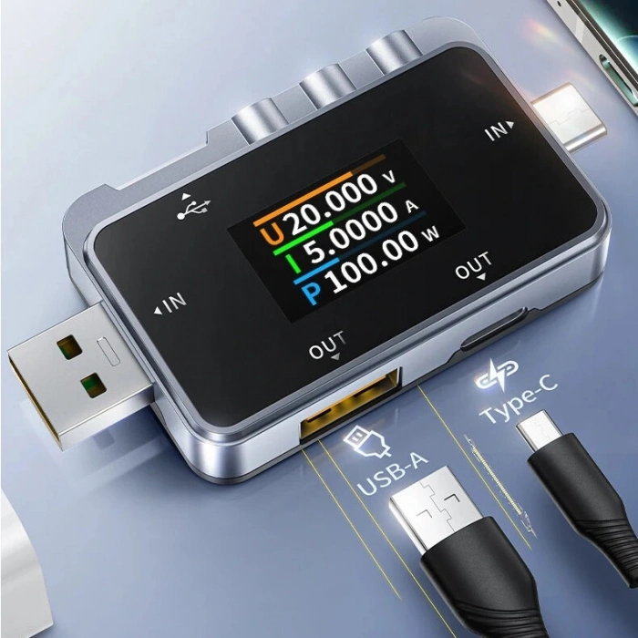 FNAC-28 2-in-1 Type-C+USB Test Cihazı