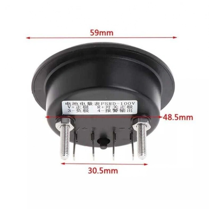 FSRD-100 10-100V Akü - Lityum Pil Voltaj Göstergesi