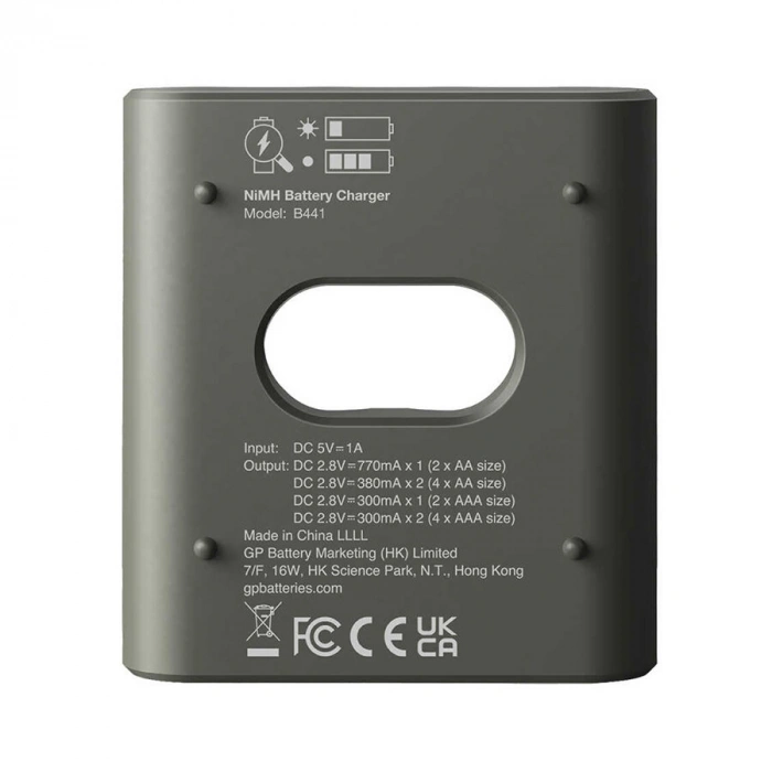 GP B441 USB 4lü AA-AAA Pil Şarj Cihazı