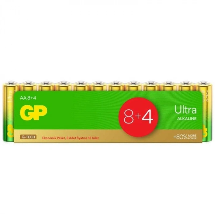 GP Ultra 12li AAA Kalem Pil - Ekonomik Paket
