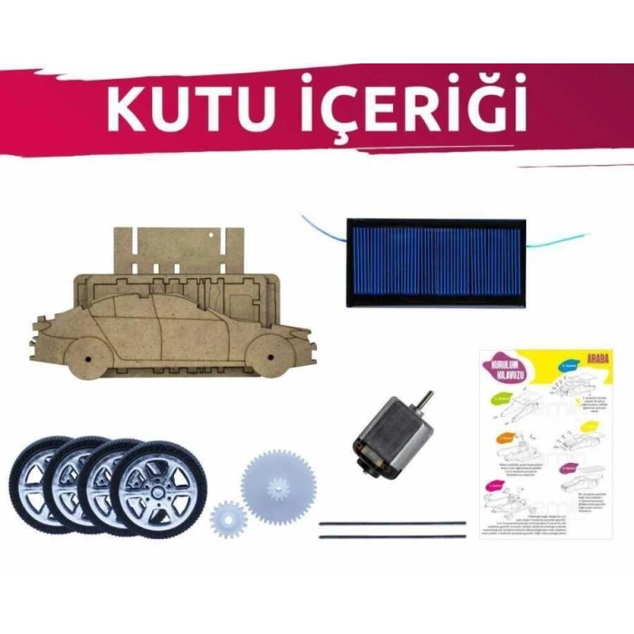 Güneş Enerjili Araba Solar Eğitim Kiti
