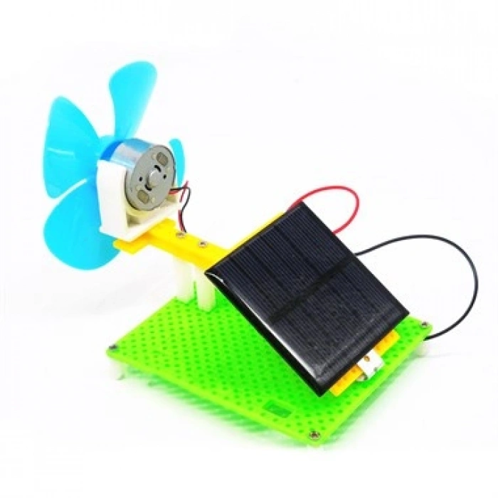 Güneş Enerjisi ile Çalışan DC Motor ve Pervane Seti DIY