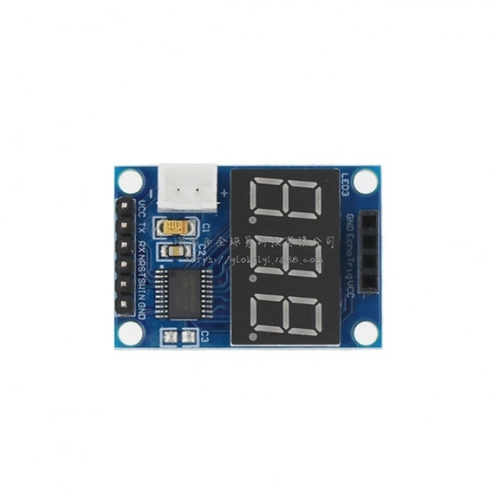 HC-SR04 Ultrasonik Modül Dijital Ekranı