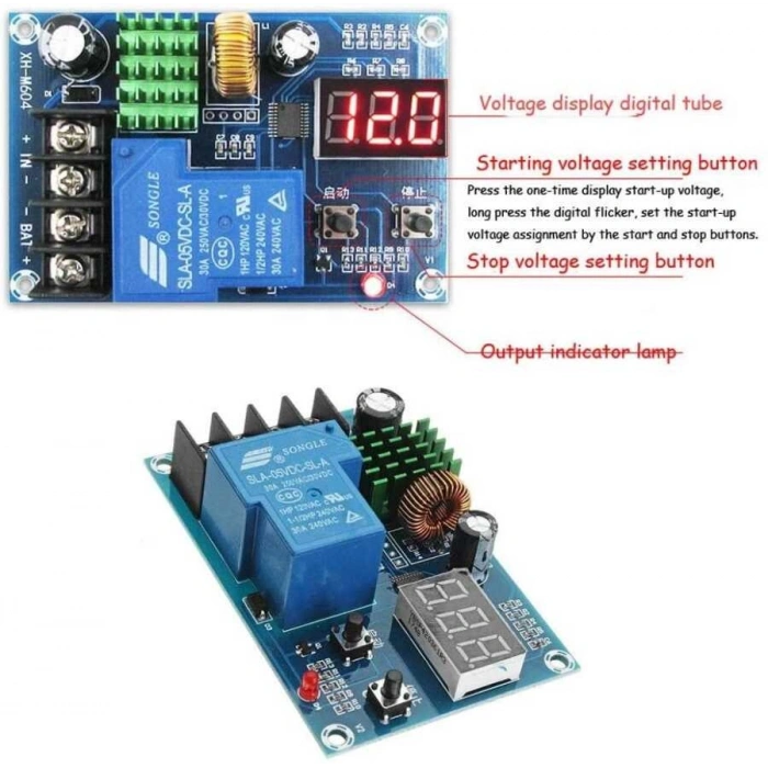 HCW-M604 6-60V Lityum Pil - Akü Şarj Kontrol Devresi