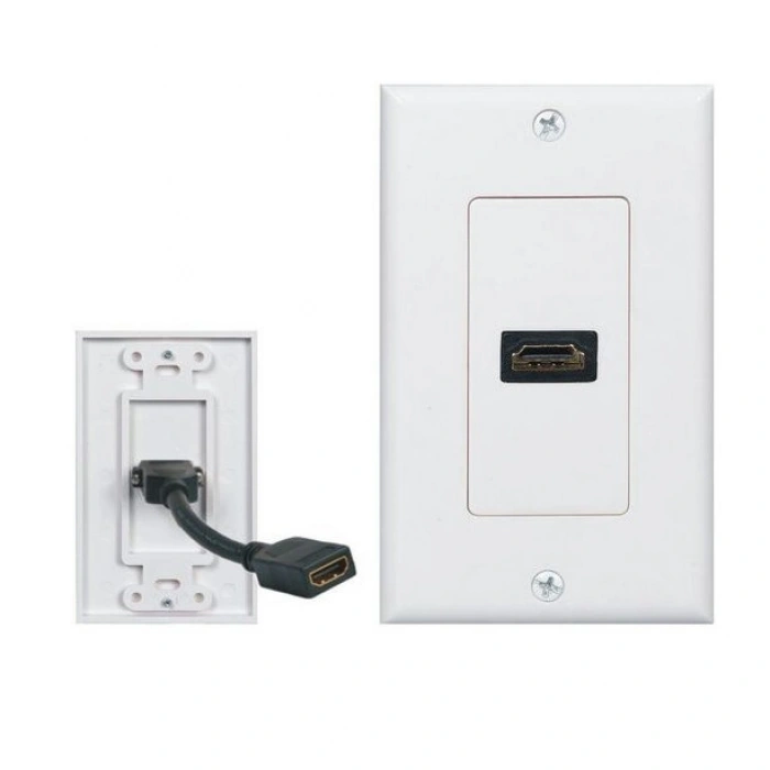 HDMI 2.0 Duvar Tipi Kablolu Konnektör
