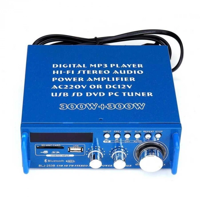Hi-Fi Stereo Amplifier - 2x300W Bluetooth Amfi