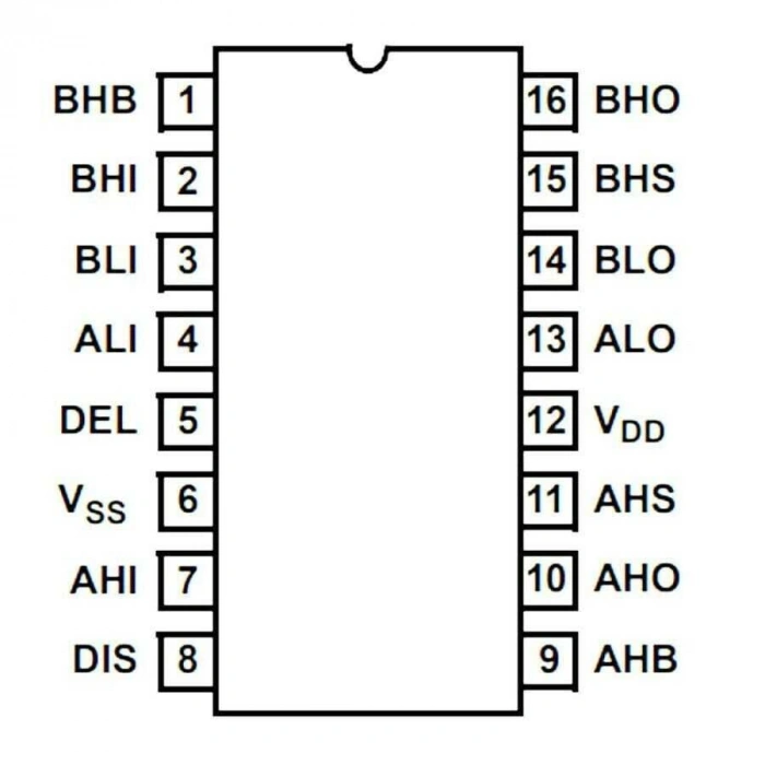 HIP4082IP DIP-16 Mosfet Sürücü Entegresi
