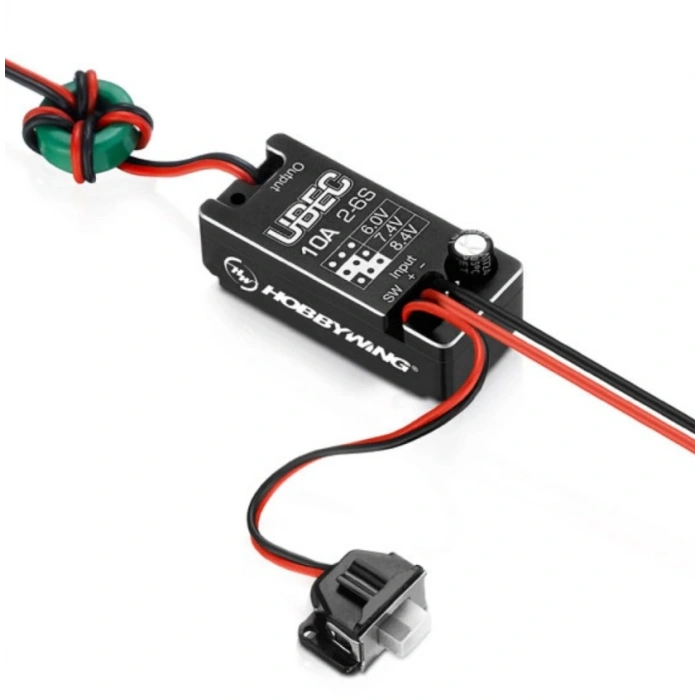 HOBBYWING UBEC 10A (2-6S) Destekli