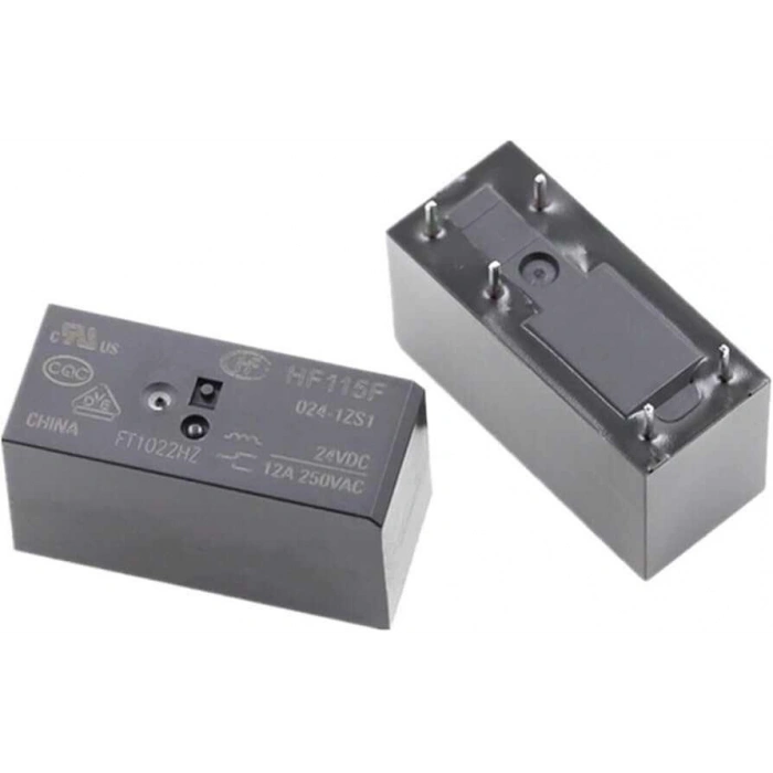 Hongfa HF115F/024-1ZS1 24V 12A Tek Kontak Röle