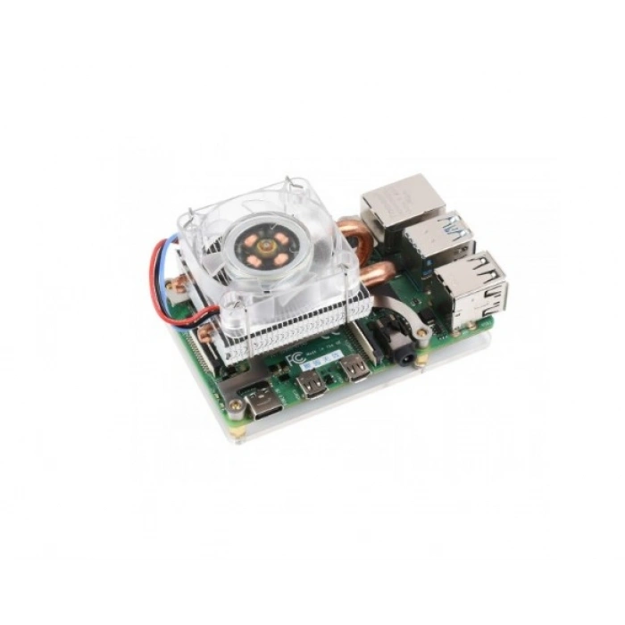 ICE Tower CPU Soğutma Fanı - Raspberry Pi 4B/3B+/3B Uyumlu