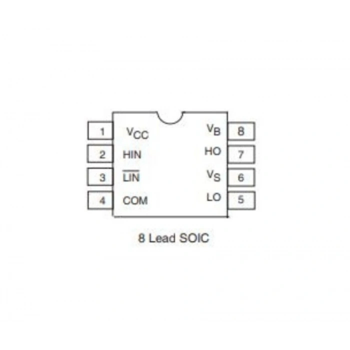 IR2108 SOIC-8 SMD Mosfet Sürücü Entegresi