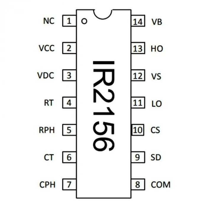 IR2156 DIP-14 Güç Kontrol Entegresi