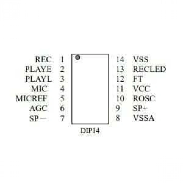 ISD1820PY DIP-14 Entegre