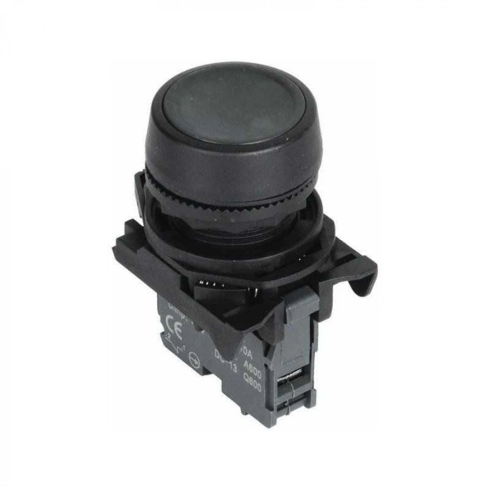 ISP-AA21 Yaylı Push Buton - Siyah