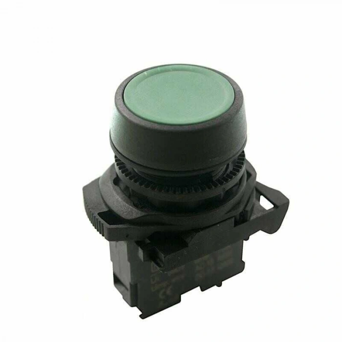 ISP-AA31 Yaylı Push Buton -Yeşil