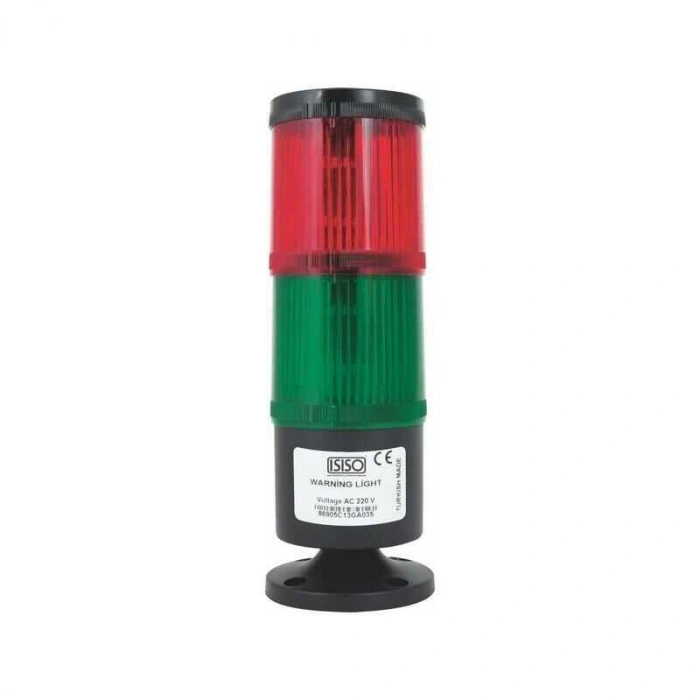 IT-LMB-T7-222 220V İki Katlı Işıklı Buzzer 120 dB