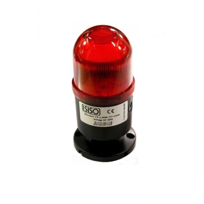 IT-LMB-T7-22K 220V Işıklı Buzzer 120 dB